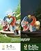 iStatue Solar-Powered 8.3'' Spring Summer Kissing Gnomes Decorations for Home & Garden - Decorative Outdoor Lawn Ornaments and Statues Clearance (Loved Gnomes)