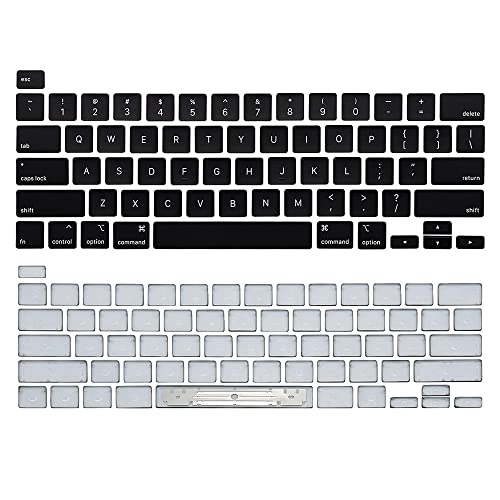 Image of Keyboard Keycaps,Keycap Full Set of US Replacement for MacBook Pro Retina 16 inch A2141 2019 Year for 13 inch A2289 A2251 2020 Year