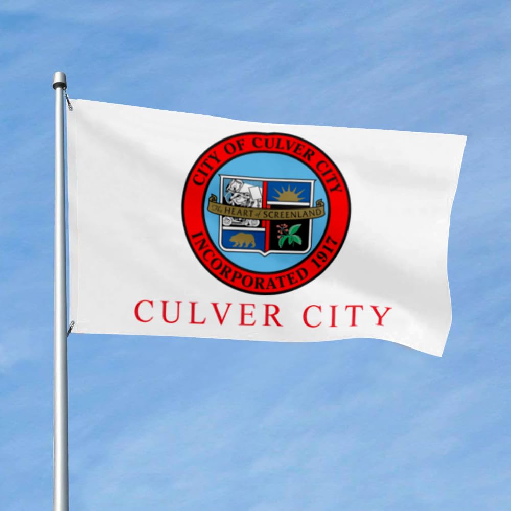 Bandera de jardín divertida de Culver City para barbacoas en el patio y la playa M