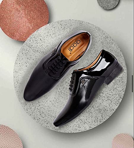 Image of AADI Men's Synthetic Leather Derby Formal Shoes