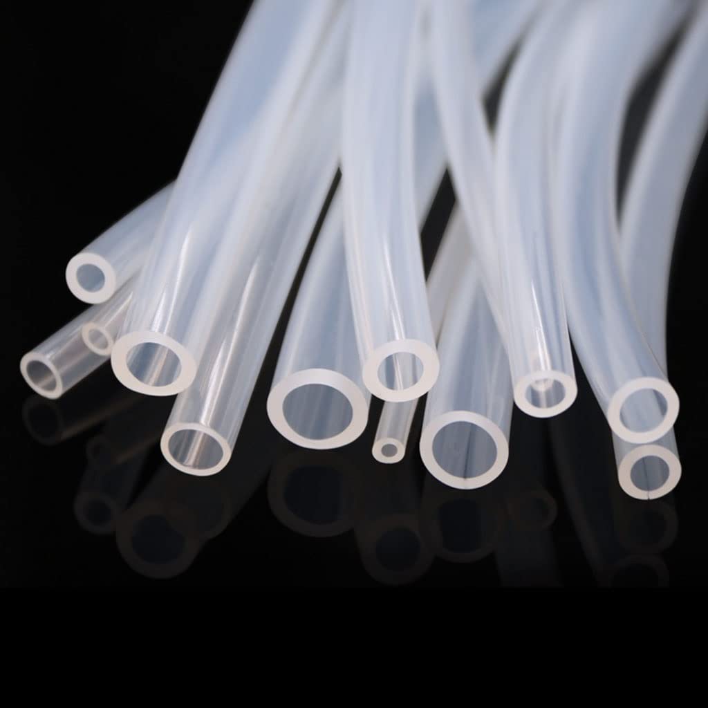 1 manguera de silicona grado alimenticio, tubo flexible transparente, diámetro 2, 4, 5, 6, 7, 8, 9, 10, 11, 12, 14 y 16 mm(Id 6mm X 9mm Od,10 meters)