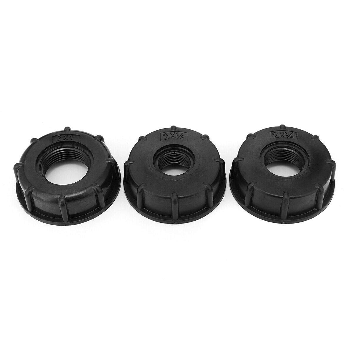 Adaptador De Tanque IBC - Conector De 3/4" Para Barriles De 1000L, Salida De Rosca Gruesa De 60mm