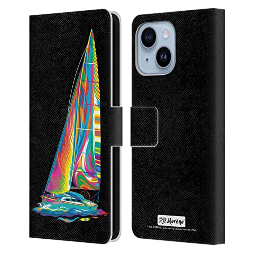 Housse Cuir iPhone 14 Plus P.D. Moreno Voilier pour Voyage et Quotidien