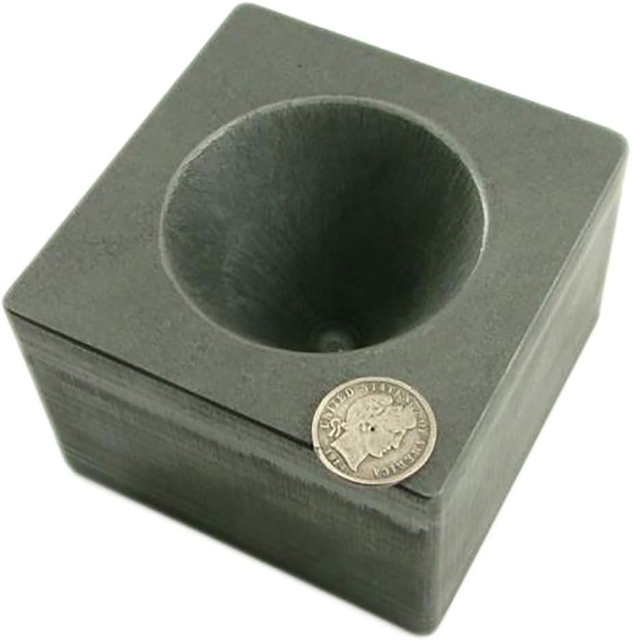 High Density Graphite Conical Mold- Assy Gold Silver Black Sand Cone - Full Size
