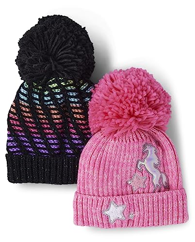 The Children's Place Girls' Beanie Kids Hat Pom