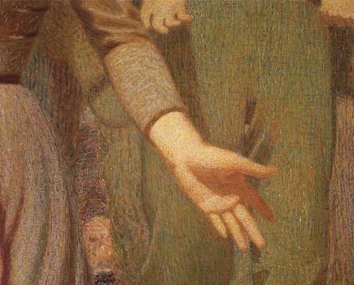 Mural de lienzo El Cuarto Estado Giuseppe Pellizza Da Volpedo, cuadro decorativo de 60x90cm