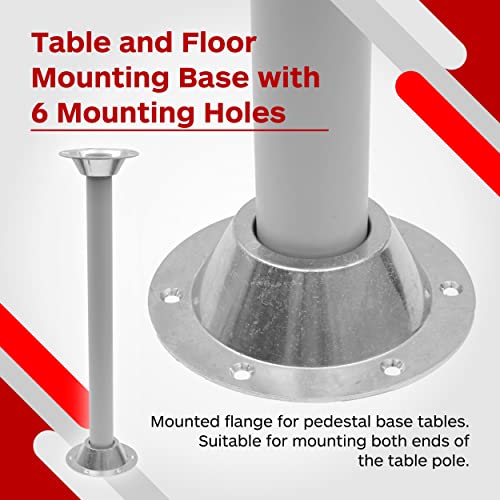 Image of TonGass Aluminum RV Table and Floor Mounting Base
