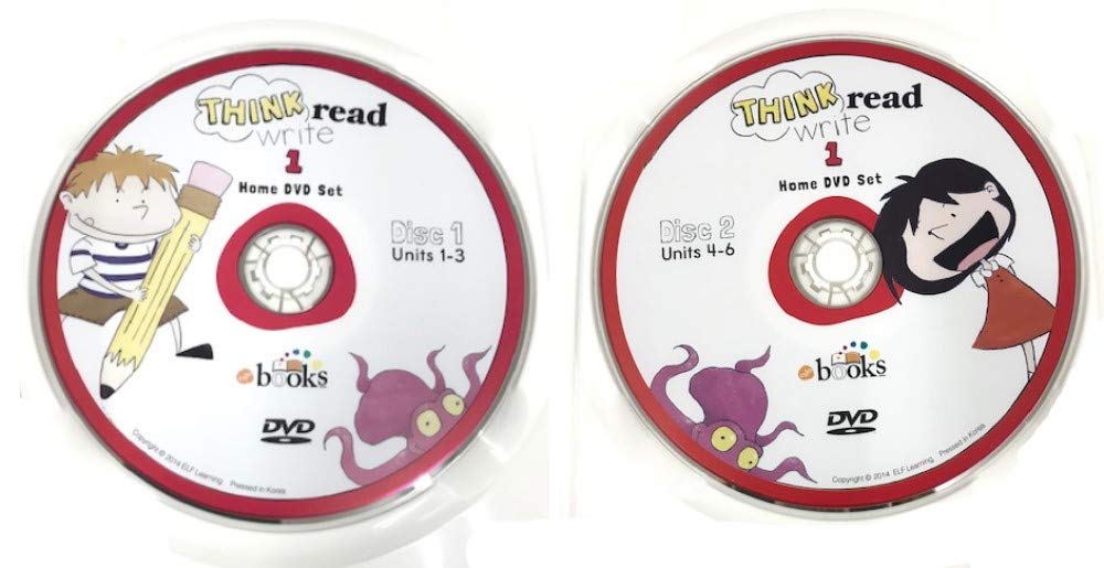 Amazon.co.jp: ELF Learning Think Read Write 1 Home DVD セット 英語