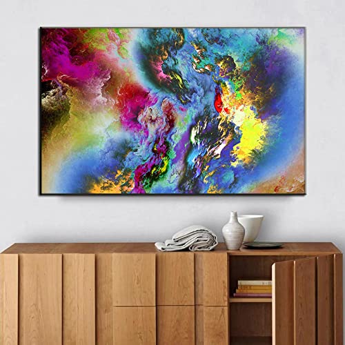 Affiches et impressions de paysage abstrait pour décoration murale de chambre à coucher