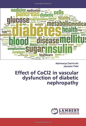 Effect of CoCl2 in vascular dysfunction of diabetic nephropathy