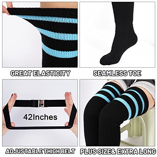 Image of Abodhu Plus Size Thigh High Socks for Thick Thighs Women- Extra Long Widened Extra Long Thick Knit