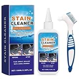 Gel quitamanchas, limpiador de lavadoras de 100 ml, potente gel limpiador para limpiar lechada, azulejos, refrigerador, ventanas, baños y fregaderos. (1pcs)