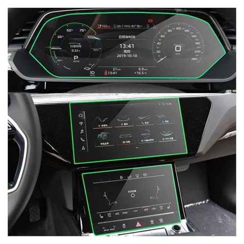 Verre trempé de protection pour console et navigation GPS E-tron 2019