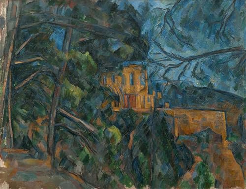 Château Noir de Paul Cézanne Peinture sur Toile Inspiration Artistique