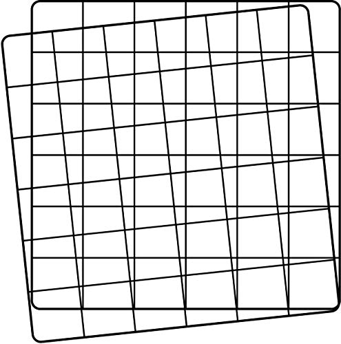 Image of MILAD SAIFIX Grid Photo Wall, Photo Wall Creative Decoration, Photo Frame, Shooting Props Family, Office, Etc. (30 L x 30 W in CM's, Black, Set of 2 Pcs)