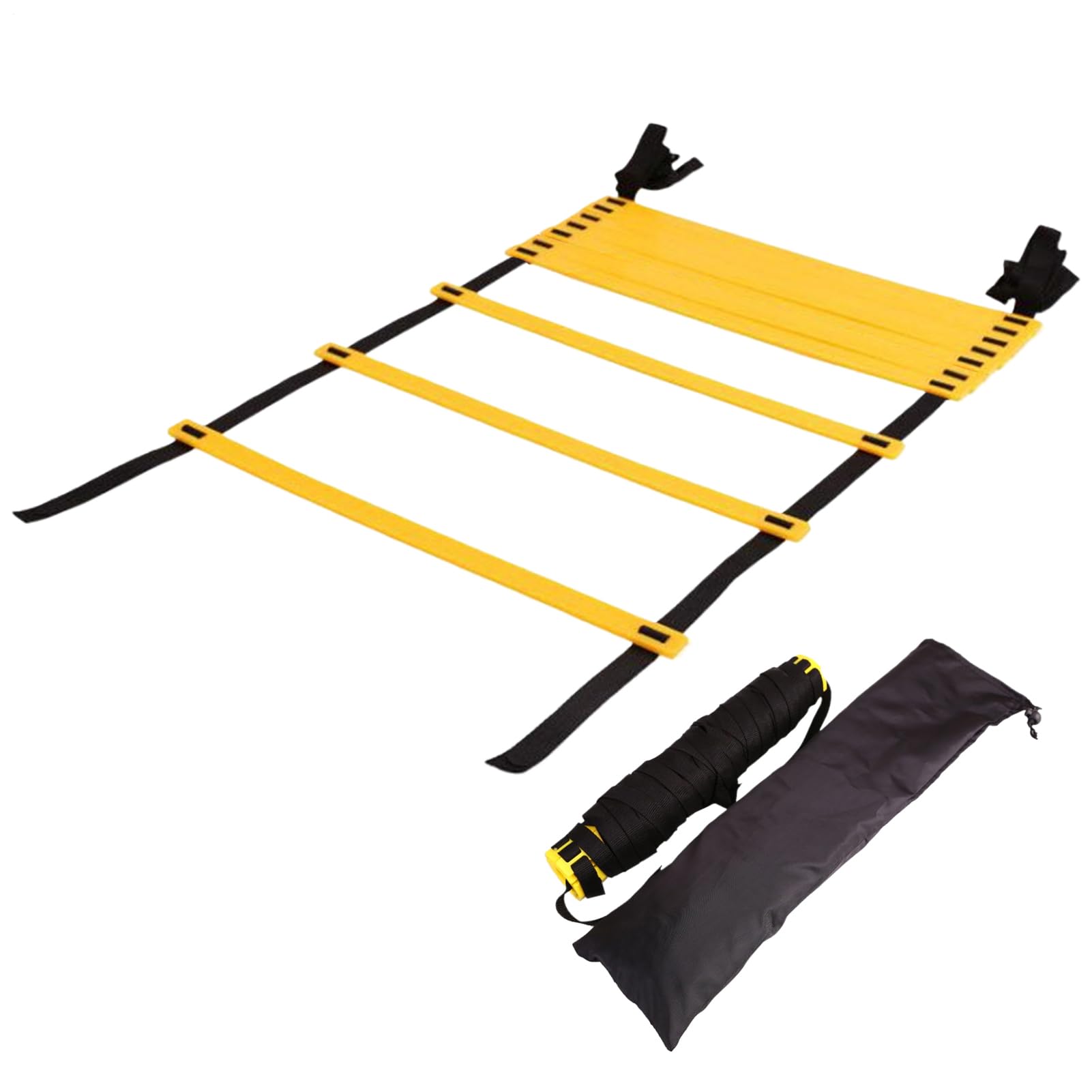 Escalera de Agilidad - Equipo de Entrenamiento de Velocidad con Escalera de Agilidad,Equipo De Ejercicio Para Pies Con Configuración Para Hombres Mujeres Jóvenes Atletas