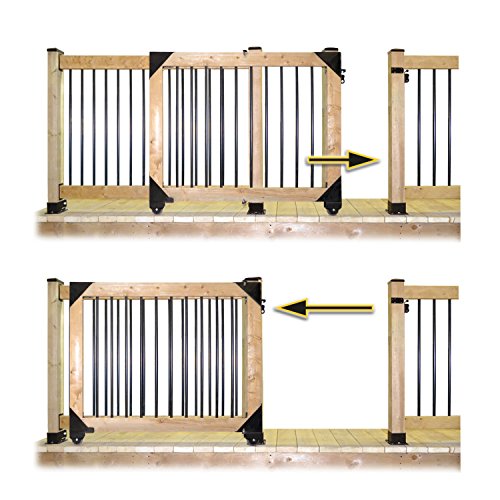Pylex 11052 Sliding Gate Kit, Black - Image 4