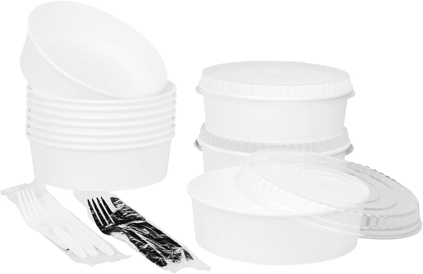 Karat FP-PSB48 48 oz. Paper Short Buckets (Case of 270)
