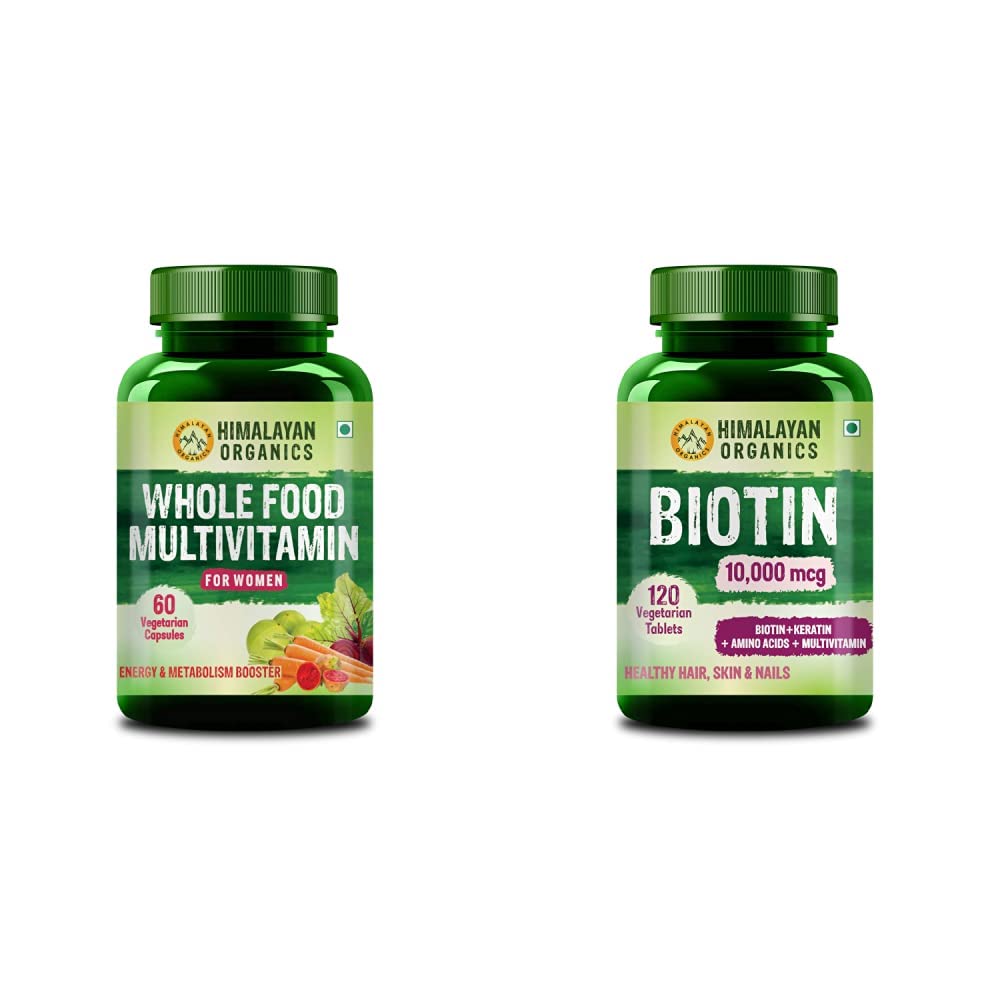 Himalayan Organics Whole Food Multivitamin for Women 60 Veg Capsules