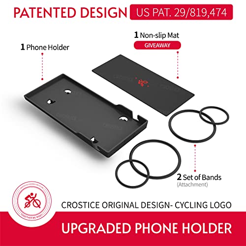 Crostice Phone Holder Compatible With Peloton Bike & Bike Plus, Original Design Phone Tray, Holder For Iphone, Cell Phone Holder Mount, Accessories Fit For Most Phone, Baby Monitor #TOP1
