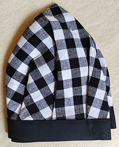 Image of Switchon Checkered Cotton Kitchen Cooking Apron with Chef Hat - Pack of 2 | Multi-Purpose Chef & Waiter Apron for Men & Women | Home, Hotels, Restaurants & Cafes | Proudly Made in India