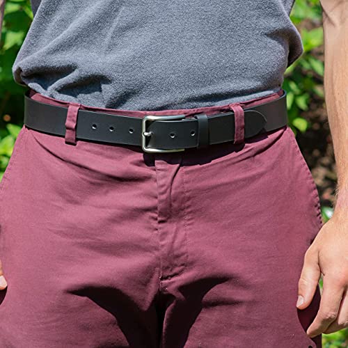 Slick City Belt - Genuine Full Grain Leather with Nickel Free Buckle2