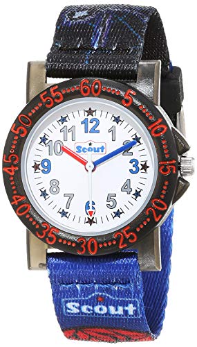 Montre Scout Garon analogique quartz bracelet textile montre enfant étanche robuste