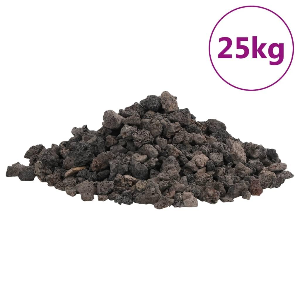 INLIFE Lavagranulat 25 kg Schwarz 1-2 cm,Tier- & Haustierbedarf,Haustierbedarf,Aquaristik,Aquariumdekoration,Schwarz,25.9 KG,3217181