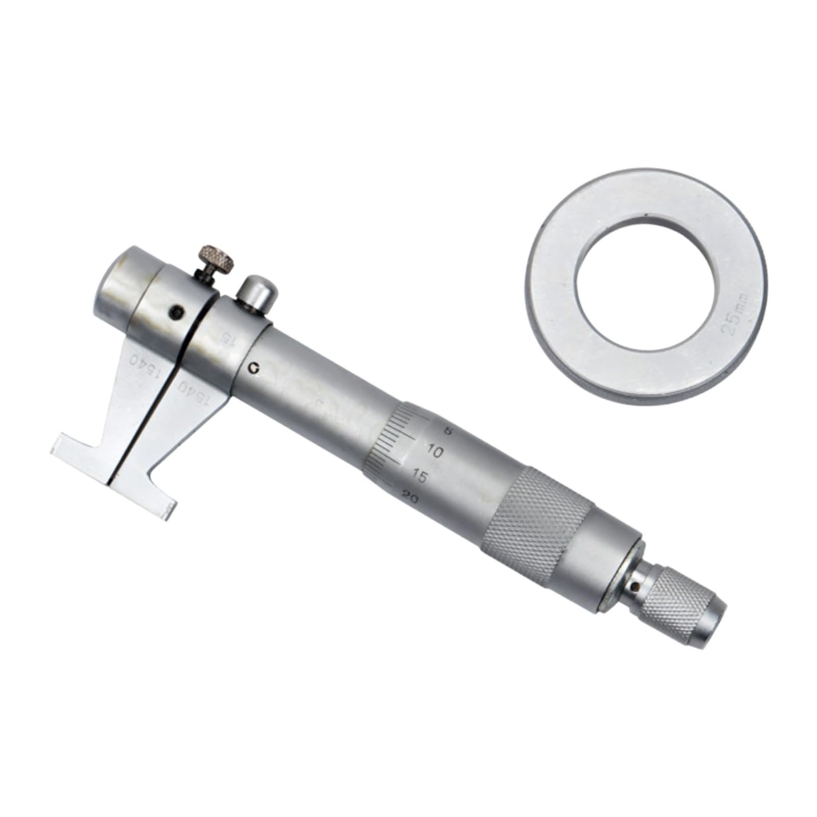 Micrómetro exterior, 75-100 mm, 5-30(Inside 25-50mm+Ring Gauge-B)