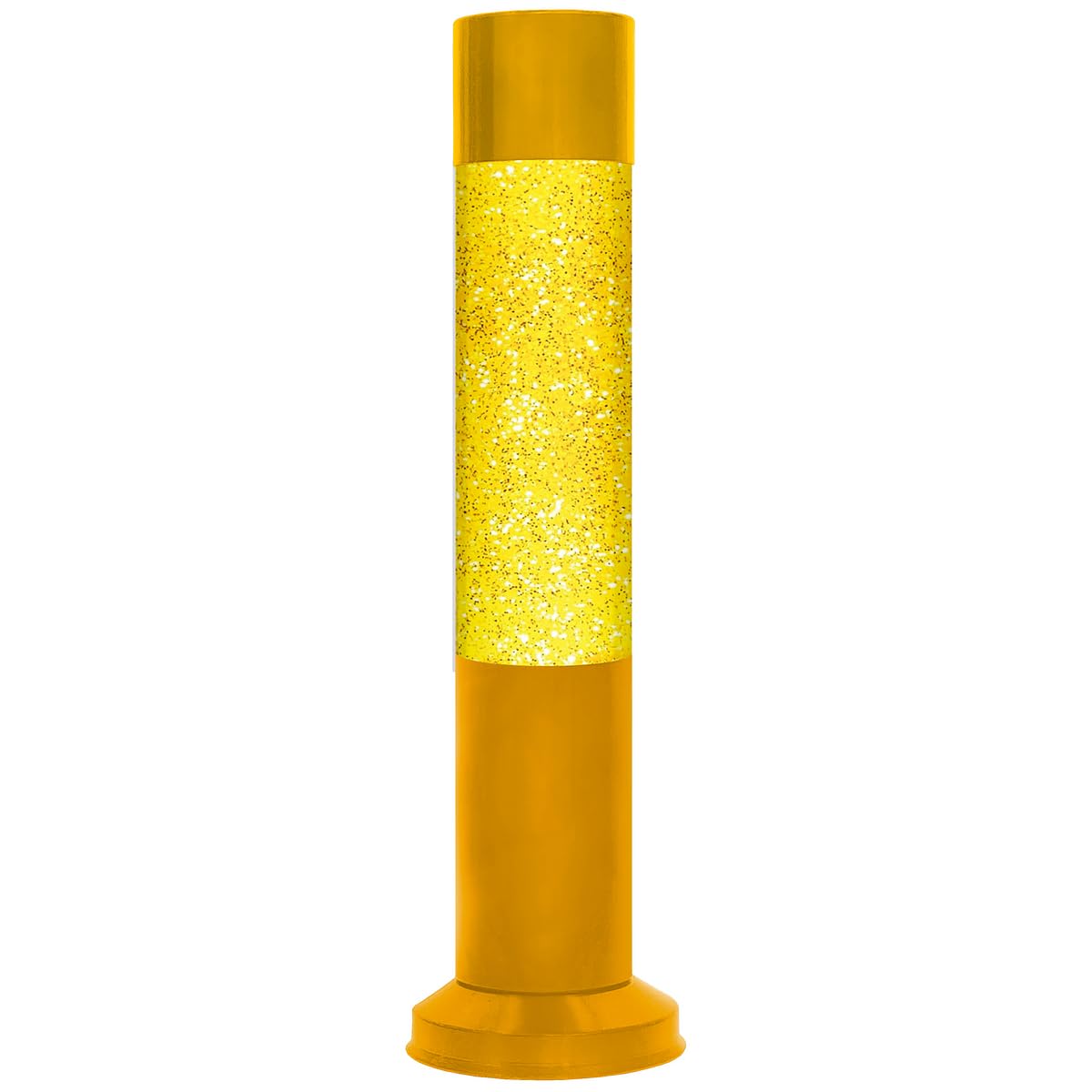 Nova Lighting Yellow Glitter Lamp - R39 20W Bulb - 33x5.5cm - Ages 8+