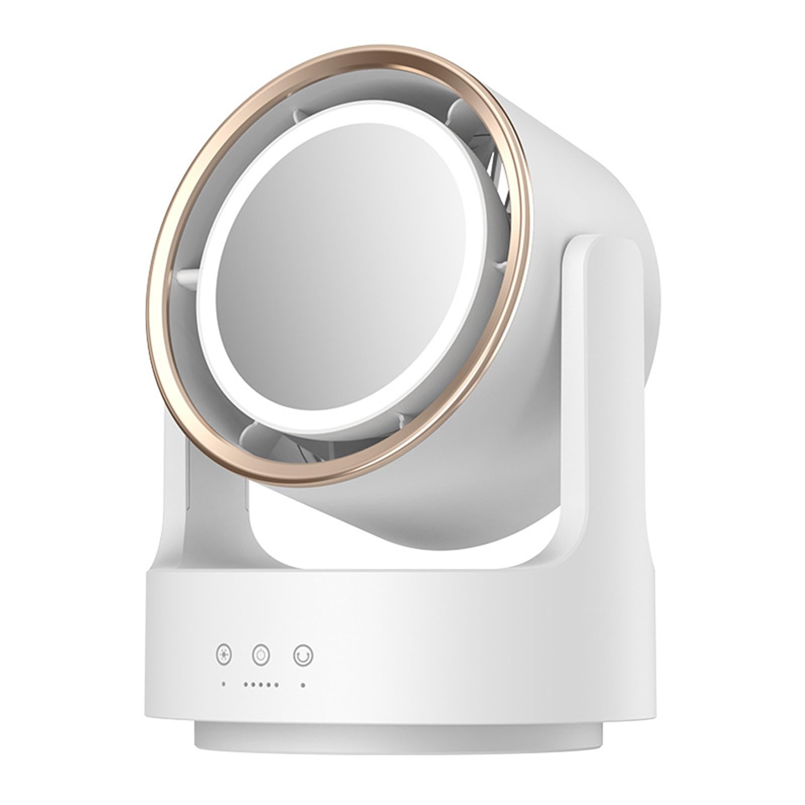 Tsynapter Desk Fan Small Fan Outside Travel Desktop Bedroom Air Cooling 5 Speed Adjustable for Bedroom Travel