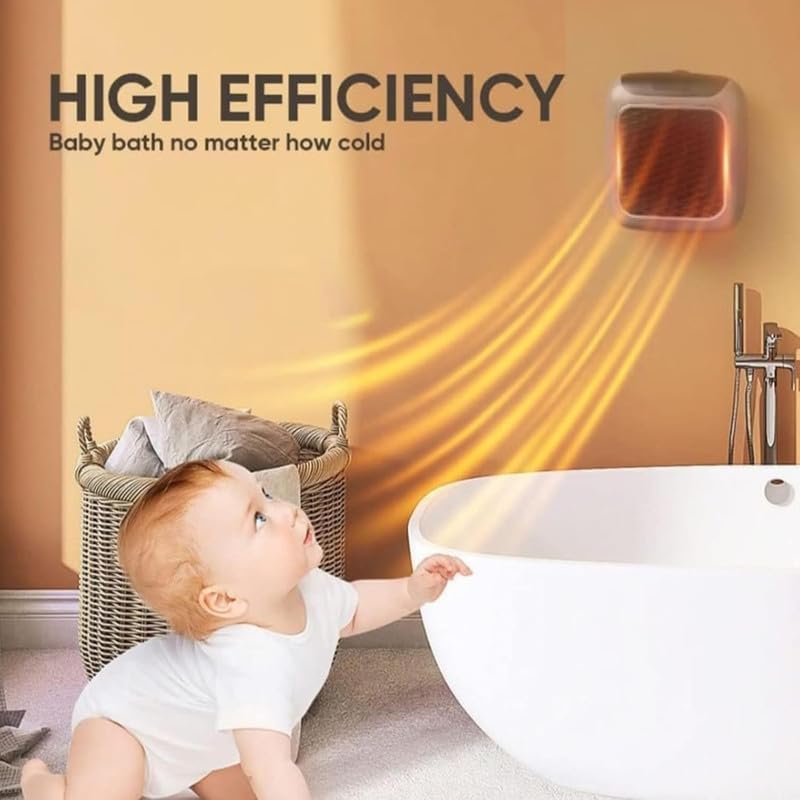 800W Wall-Mounted Electric Convector Heater – Energy-Efficient Silent Infrared Room Heater for Bathroom, Bedroom & Greenhouse Compact 220V Indoor Heating Stove 8 513WpN4saNL