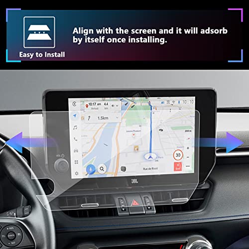 Sxcy Glass Screen Protector Fit For 2023 Toyota Rav4 Screen 10.5 Inch For 2023 Rav4 Screen 10.5 Inch, Tempered Glass Screen Protector Foils For 2023 Rav4 10.5 Inch, Touch Screen Protective Film For 2023 Rav4 Gps Stereo Screen,For 2023 Toyota Rav4 Accessories 10.5'' Navigation Display Screen Cover For 2023 Rav4 10.5 Inch Screen Protector(Xle Premium, Trd Off-Road, Limited, Hybrid Limited, Hybrid Xse) #TOP4