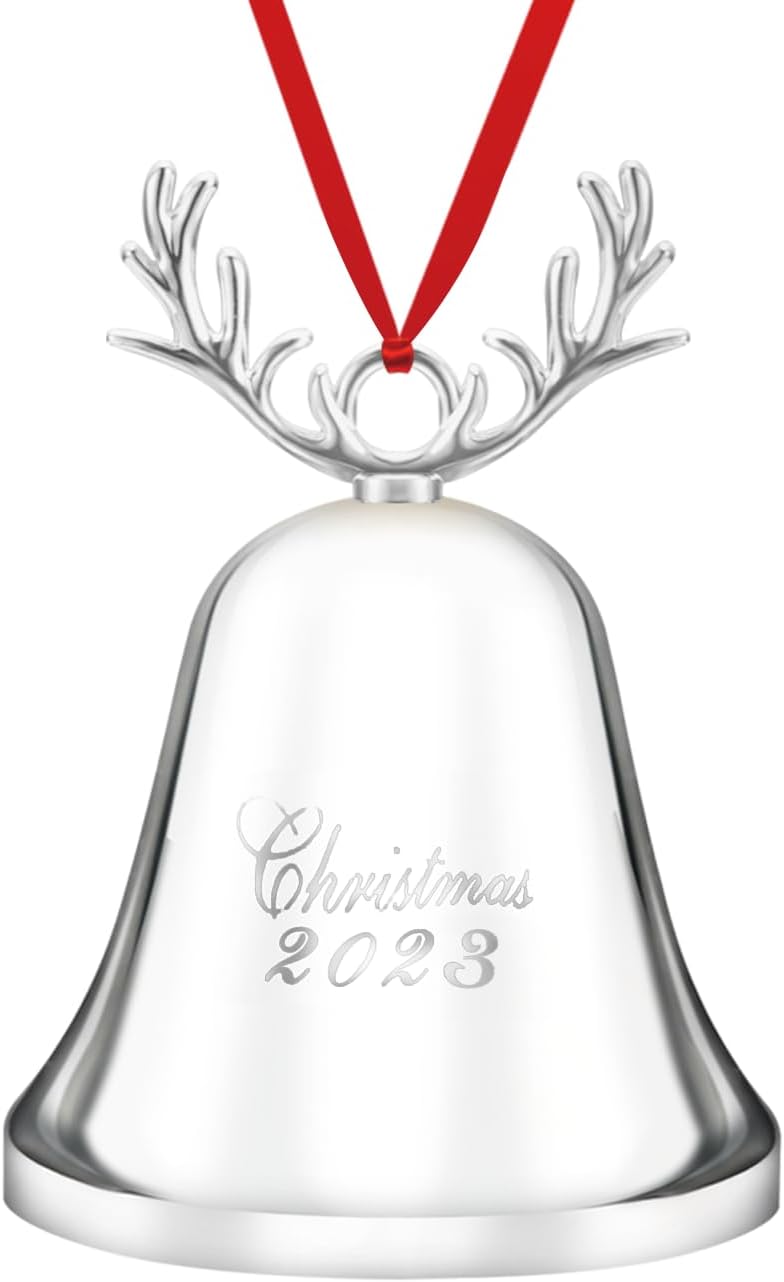2023 Christmas Sleigh Bell Ornament, Christmas Bell