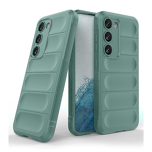 Image of Amazon Brand- Solimo Basic Case for Samsung Galaxy S23 5G (Silicone Green)
