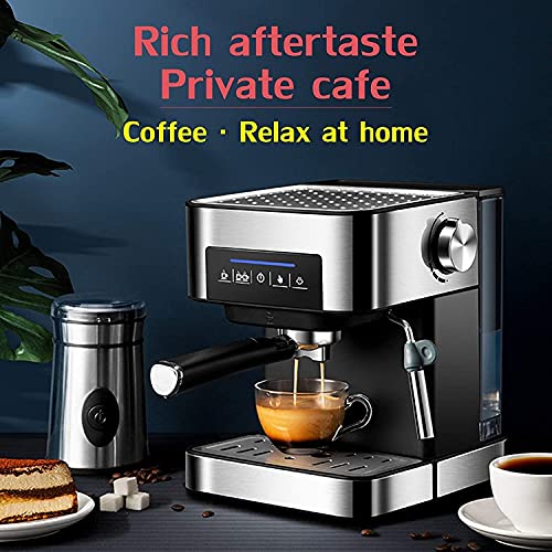 WSJTT Macchina da caffè for caffè Espresso Automatica,Schiuma di Latte incorporata,Potente Pompa a 20 Bar,birreria… - immagine 4