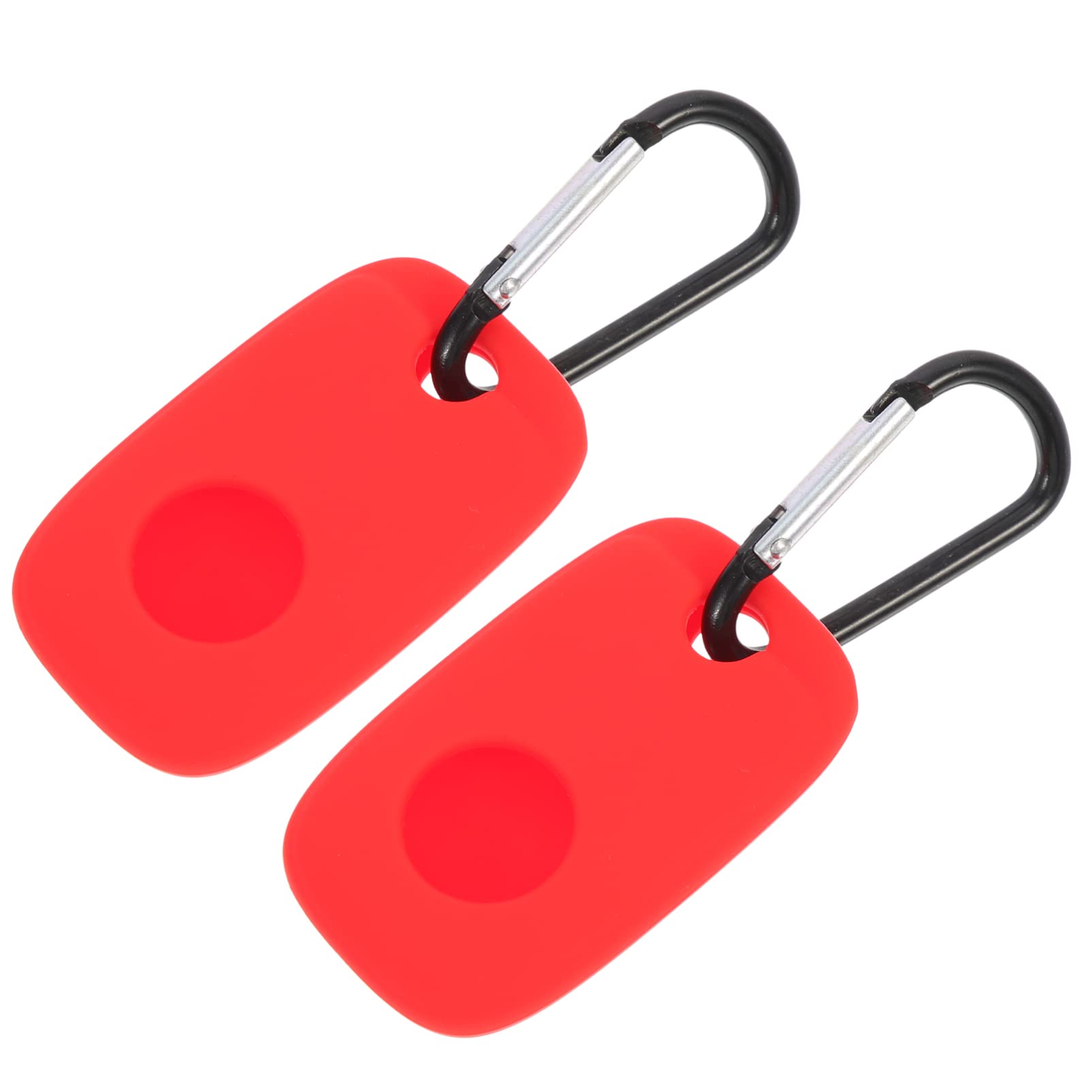 Gatuida 6 Uds Fundas Llavero Rojo Protector Llaves Titular Piel Práctica Y Funda de Silicona Accesorios Rastreadores Cubre Artículo para con Localizador Compatible Perdido Anti-