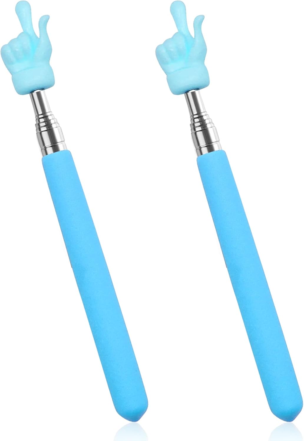 2 Pcs Telescopic Teacher Pointer Finger, Mini Extendable
