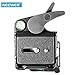 Neewer® Black Aluminum Alloy Quick Release QR Plate Adapter with 1/4