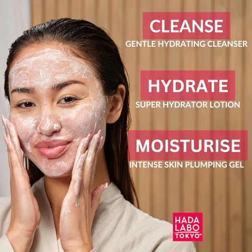 Hada Labo Tokyo - Super Hyaluronic Acid Moisturising Facial Sheet Masks, For Age 18-39 (Pack of 10), White - Image 4