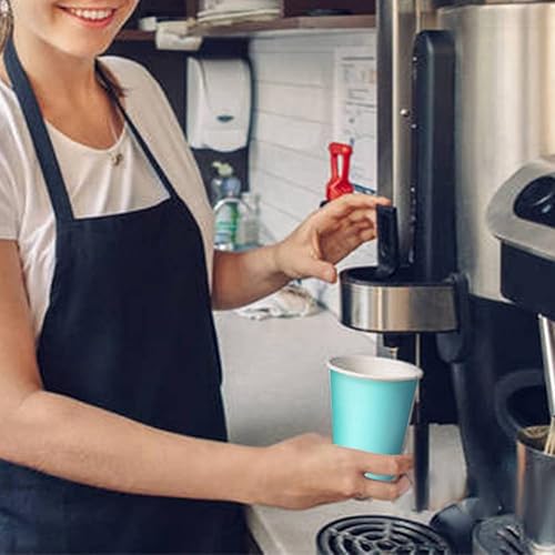 Miniatura 7 de Paquete de 150 Vasos de papel de 8 onzas, taza de café de papel desechable, vasos de papel para bebidas calientes o frías, vasos de papel para