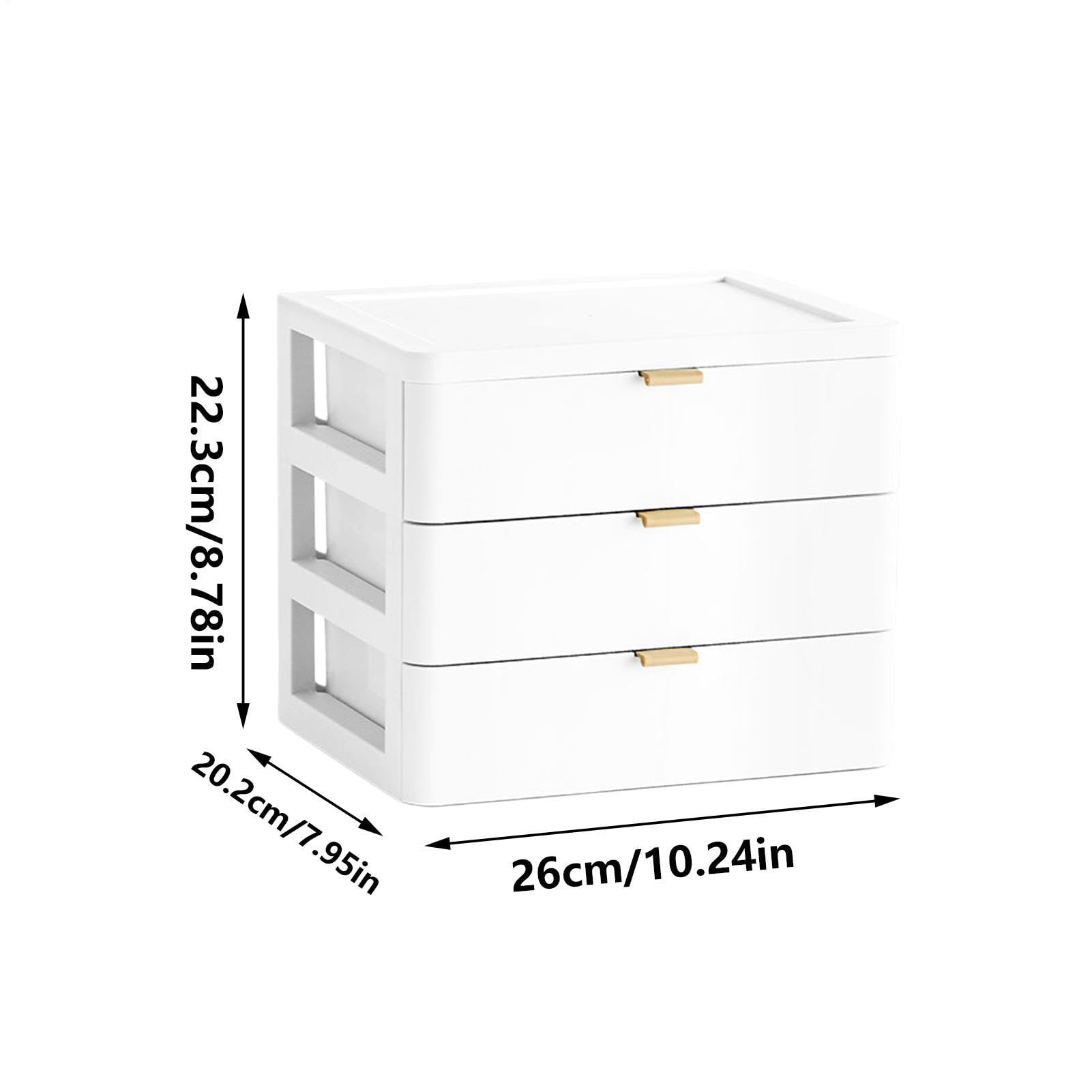 Organizer da tavolo con cassetti, formato A5, multistrato, da scrivania