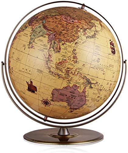 LOKLNEYK Globo terráqueo, Globo terráqueo Interactivo de Escritorio geográfico, Adorno for Juguetes educativos, Suministros Oficina, Decoraciones Interior, Regalo Creativo