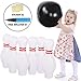 Smartxchoices Bowling Set Giant Inflatable Bowling Game for Backyard, Lawn, Party, Play Indoor and Outdoor Fun Games for Family, Adults