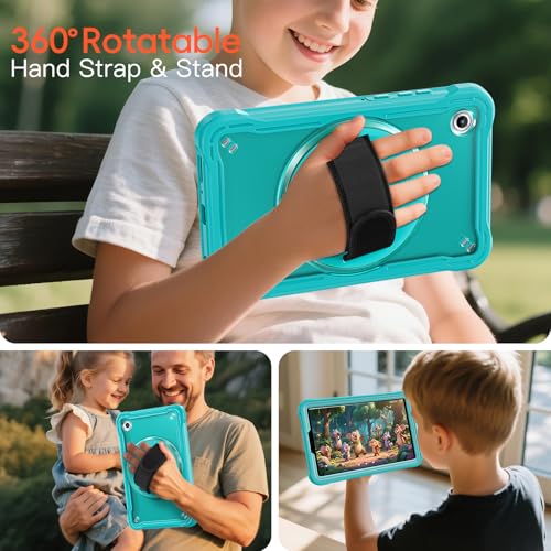Funda para Samsung Galaxy Tab A11 de 8.7 pulgadas 2025 con correa ajustable y protector HD 6