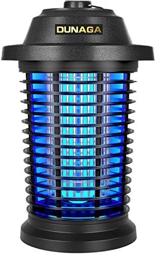 Bug Zapper Outdoor, Mosquito Zapper Fly Zapper for Outdoor Indoor, Mosquito Killer for Home, Backyard, Patio, Black
