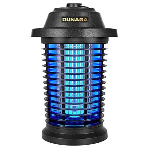 Bug Zapper Outdoor, Mosquito Zapper Fly Zapper for Outdoor Indoor, Mosquito Killer for Home, Backyard, Patio, Black