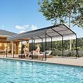 GarveeLife 12x20 FT Heavy Duty Metal Carport, All-Weather Portable Garage 12x20 with Galvanized Steel Frame & Roof Kit, Wind & Snow Resistant Shelter for Cars, Trucks, Boats, Outdoor Use