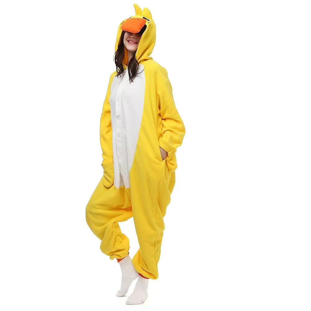 LBJR Erwachsene Cosplay Schlafanzug Tierkostüme Jumpsuit Onesie Nachtwäsche Overall Fasching Karneval Halloween Pyjama