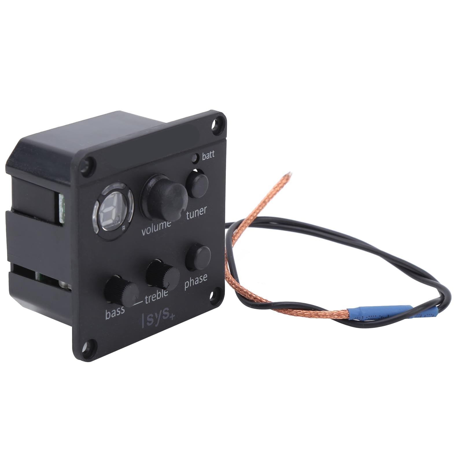 Pastilla de Guitarra Acústica Preamplificadores Integrados Ecualizador, Modo de Sintonización Manual Automático EQ Pegado a los Accesorios de Reemplazo del Instrumento del